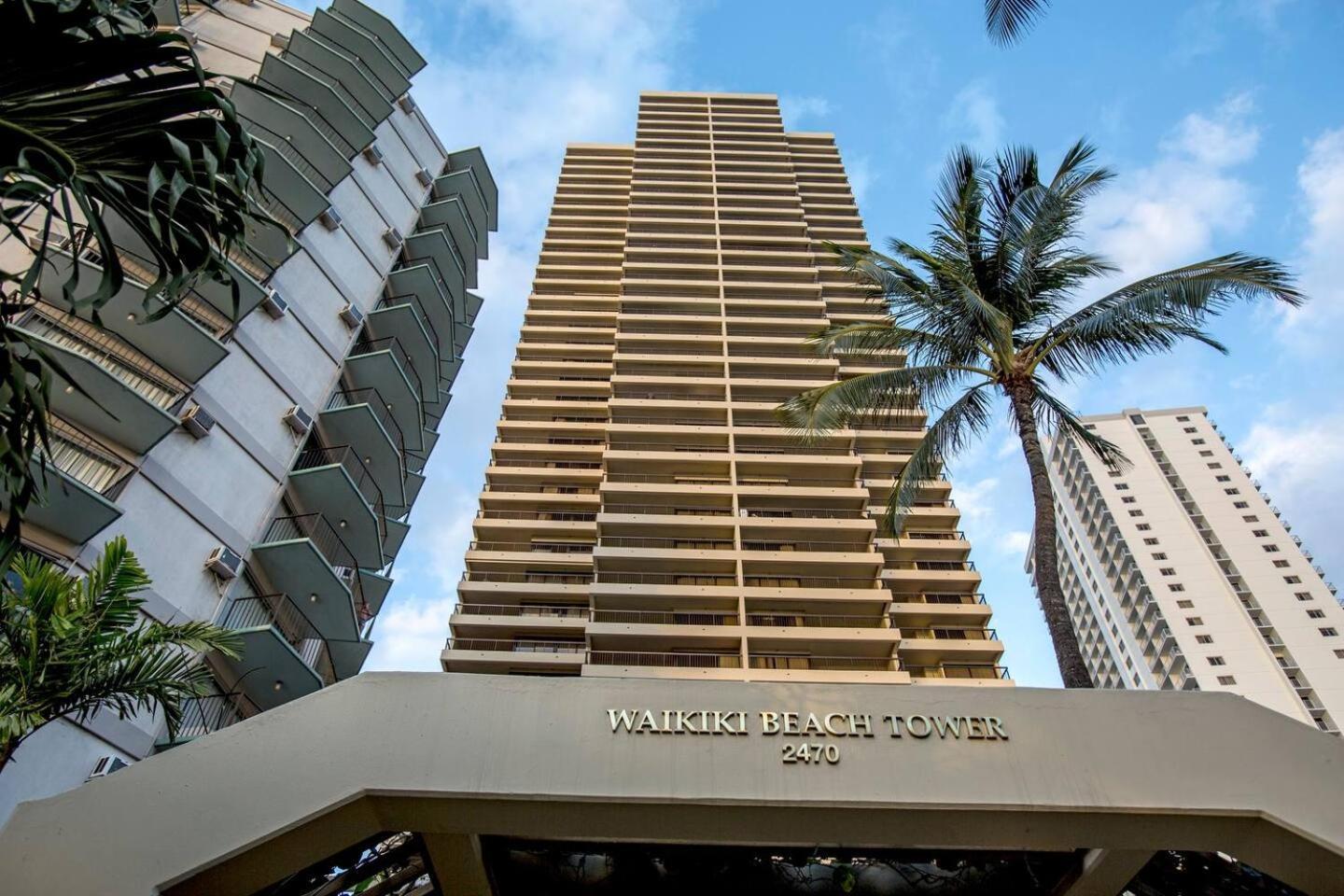 Luxury Oceanfront 2 Bedroom Apartment At Waikiki Beach Tower Honolulu Exterior foto
