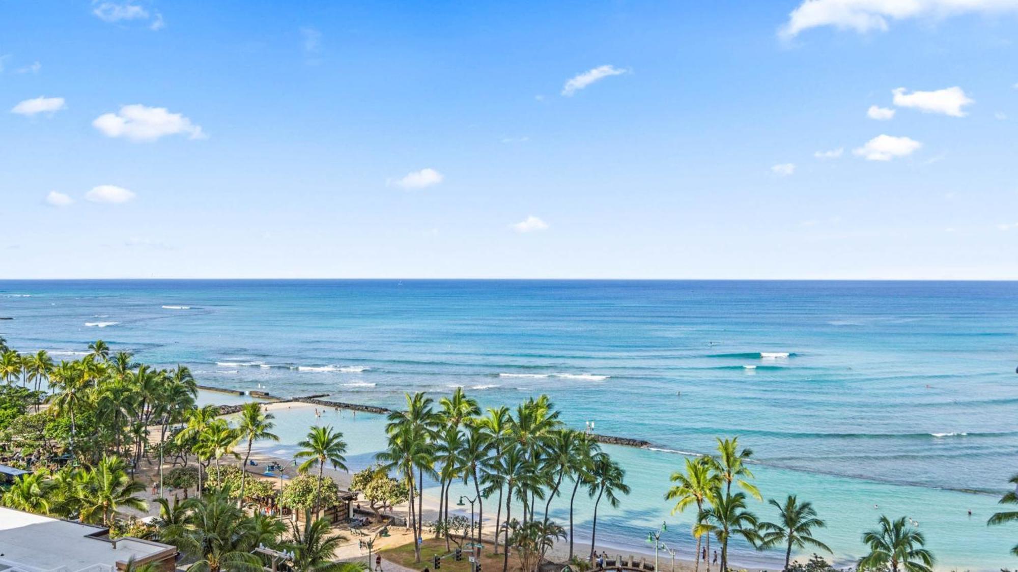 Luxury Oceanfront 2 Bedroom Apartment At Waikiki Beach Tower Honolulu Exterior foto